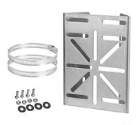 Vertical Pole Mount Adapter Bracket Made Of 201 Stainless Steel For Ptz Dome Cameras With 360 Degree Rotation And Polished For Surface