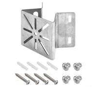 Vertical Pole Mount for eufy S340, Stainless Steel Outdoor Camera Mount, Compact Metal Corner Bracket with Silver Finish