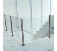 Vertical Pool Corner Post 85cm (33.5in) - Länder-Plattenklemmen & Deckländer-Halterung - Ideal for Securely Supporting Your Pool Area