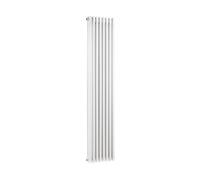 Hudson Reed Colosseum 3-Column Vertical Radiator 1800mm H x 376mm W - White
