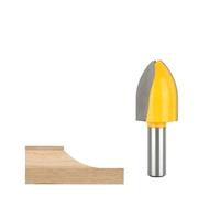 Vertical Raised Panel Router Bit, 8mm 12mm 1/2 Inch Shank Cabinet Door Woodworking Milling Cutter(1-12x28.6x38.1)