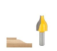 Vertical Raised Panel Router Bit, 8mm 12mm 1/2 Inch Shank Cabinet Door Woodworking Milling Cutter(2-12.7x28.6x38.1)