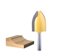Vertical Raised Panel Router Bit, 8mm Shank Woodworking Cutting Tool Cutting Height 1-1/2 Inch