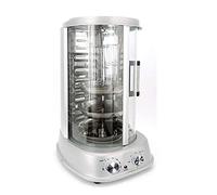 Vertical Rotisserie Toven Oven Grill - Professional Countertop Electric Cooker with Rotating Roaster for Easy Baking and Cleaning