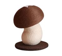 Vertical Scratcher - Sisal Cat Scratcher | Scratching Post Mushroom Design | Kitten Furniture Protector Interactive Type Toys For Play Area Indoor Behavior Training Apartment Bedroom Home Living Room
