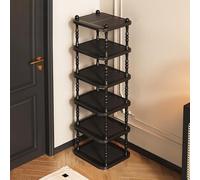 Vertical Shoe nizer - 2/3/4/5/6/7 Tier Plastic Storage for Shoes & Handbags Modern Simple Design Perfect Closet Space Saver & Stylish