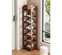 Vertical Shoe Rack - 7-Tier Space-Saving Shoe Storage for Small Spaces - Closet Bathroom Balcony - Compact 11.82" W x 9.9" D x 40.2" H Shoe Shelf Tower