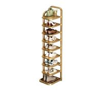 Vertical Shoe Rack Organizer, Multi-Layer Metal Shoe Shelf, Strong Load-Bearing, Space-Saving Storage Stand for Living Room, Bathroom, Balcony, Study