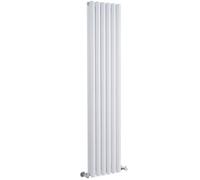 White Vertical Double Panel Radiator 1600mm x 354mm