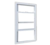 Vertical Sliding Window for Basement Replacement, Flush Mount Design, Opens Easily, Ideal for Chicken Coop or Shed (24x41in/60x103cm) with Screen.