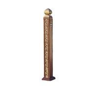 Vertical Square Garden Water Column Aluminum with Single Faucet Alloy Outdoor Gardenn Water Column Easy Installation Wind and Rain Resistantt for Garden or Patio, Yard, and Deck Decor(A)