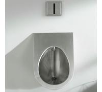 Vertical Stainless Steel Urinal, Induction Flushing Men's Urinal, Bathroom Accessories Urinal, Anti-Splash, Suitable for Hotels, Restaurants