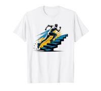 Vertical Stair Race Floor Counter Ascending Tower Runner T-Shirt