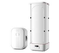 Vertical Steam Iron Automatic Wireless Electric Folding Clothes Dryer, 850W Quick Drying Clothes Machine, Automatic Ironing Machine, Folding Wardrobe Dryer with Remote Control for Apartment,