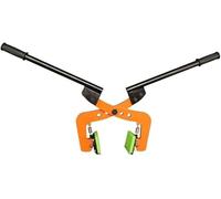 Vertical Stone Clamps - Double Lifting Lever, Adjustable Jaw Size (Up to 30cm/11.8in) with Extended Handle - Heavy-Duty Lifting Tool for Efficient Stone Handling(6in)