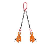 Vertical Stone Lifting, Granite Lifting Clamp, with High Strength Chain, for Lifting and Building(1.5M 1T)