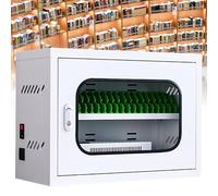 Vertical Storage Cabinet for Mobile Phones 20 Slots Charging Station for Commercial Use in Restaurants Cafés Airports Secure Phone Locker Portable Device nizer