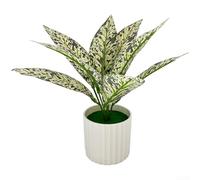 Vertical Striped Green Artificial Plants for Home Living Room Bedroom Study Room and Commercial Interiors (D)