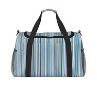 Vertical Stripes Travel Duffel Bag Weekend Bag Weekender Overnight Carry On Hand Bag Workout Sport Hospital
