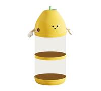 Vertical Stuffed Animal Storage Tube - Pear Transparent Toy Organizer Dust Cover Display Holder Space Saving Durable Structure | Boys Girls Room Bedroom Nursery Playroom Storage Tidy Solution Usage