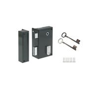 Vertical surface-mounted lock with left keyhole - YALE - YAV36G - Khaki - 2 keys provided - Interior communication door