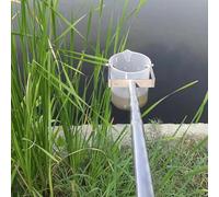 Vertical Swing Dipper Sampler,Ladle Water Sampling Pole Sampler Rod,with Telescoping Rod and Scale,for Pond, Laboratory, Manufacturing Facility(Size:1m-2.5m/3.3ft-8.2ft,Color:1000ml)