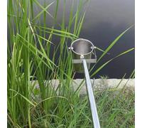 Vertical Swing Dipper Sampler,Water Quality Sampler Device,500ml /1000ml Stainless Steel and Plastic Sample Cups with Telescoping Rod,for Lake(Size:1.2m-5m/3.9ft-16.4ft,Color:Stainless Steel 1000ml)