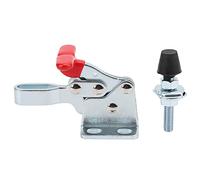 Vertical Toggle Clamp Alloy Steel, Quick Release Hand Carpentry Tool 150kg - Durable Galvanized Surface, Ergonomic Design for Workshop Use