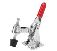 Vertical Toggle Clamp GH101A Heavy Duty 50Kg Capacity Quick Release Handle Side Mount Clamp for Sheet Metal Circuit Boards Machine Operation Welding Mould Assembly Carbon Steel