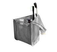 Vertical Toiletry Bag, Large Capacity Hanging Organizer | Travel Vertical Makeup Pouch | for Toothbrush, Toothpaste, Face Cleanser, Lotion, Hotel, Dorm, grey, Se référer au descriptif, Refer to