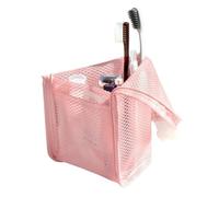 Vertical Toiletry Bag - Large Capacity Wet and Dry Separation, Vertical Travel Toiletry Bag for Hotel, Dorm, Business Travel, Toothbrush, Soap and Face Cleanser, Pink, Se référer au descriptif, Refer