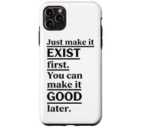 Vertical Underlined Exist Good Motivational Block Design Case for iPhone 11 Pro Max