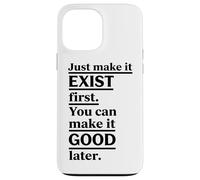 Vertical Underlined Exist Good Motivational Block Design Case for iPhone 13 Pro Max