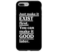 Vertical Underlined Exist Good Motivational Block Design Case for iPhone 7 Plus/8 Plus