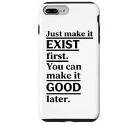 Vertical Underlined Exist Good Motivational Block Design Case for iPhone 7 Plus/8 Plus