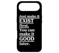Vertical Underlined Exist Good Motivational Block Design Case for iPhone Air