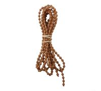 Vertical Venetian Blind Roller with Vintage Bead Chain for Any Window Style (Brown)