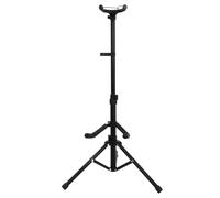 Vertical Violin Stand Foldable Gravity Self Locking Black | Stable Tripod Design, Ergonomic Folding Build, Portable Floor Support, Black Finish, for Violin