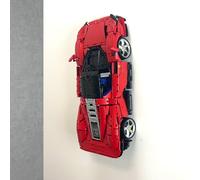 Vertical Wall Mount Display Bracket Compatible with Lego Technic Ferrari Daytona SP3 42143 - Secure Car Model Wall Display
