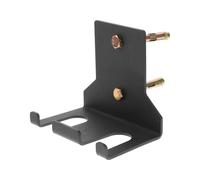 Vertical Wall Mounted BarbellBrackets, Metal Wall Mounted Barbell Rack Black 16x14x10cm