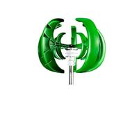 Vertical Wind Turbine 1000W 12V/24V Wind Turbine Generator 5 Blades Lantern Vertical Axis Motor Kit for Home Hybrids Streetlight Use Electromagnetic(9,MPPT Controller_24V_1000W)