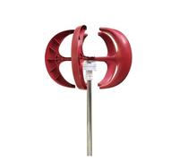 Vertical Wind Turbine 8000W Vertical Axis Wind Turbine 12V 24V 48V Windmill Motor Quick Start Home Farm Hybrid Street Light(Rosso,48V)