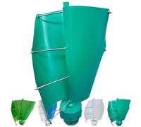 Vertical Wind Turbine Generator, 12000W Magnetic Levitation for Home Use, 12V 24V 48V, Three-Phase AC Permanent Magnet with MPPT Controller