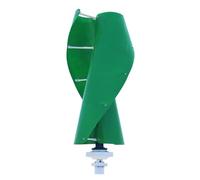 Vertical Wind Turbine Generator 3kw 4kw 6kw Vertical Axis Permanent Wind Turbine 12v 24v 48v With MPPT Control for Home, Farm, Street Lighting, Boats(Green,24V_6000W)