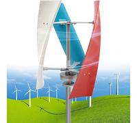 Vertical Wind Turbine Generator - Efficient Renewable Energy Solution with MPPT Technology for Garden Power and Emergency Backup