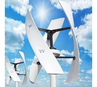 Vertical Wind Turbine Generator Kit, 20000W 3-Blade Helix Design with Charge Controller for Energy Generation and Electricity Production