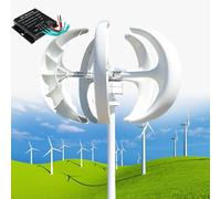 Vertical Wind Turbine Generator Kit - Efficient Low Wind Power Solution with Controller for Home, Boat & RV - Ideal Renewable Energy System for Off-Grid Living & Sustainable Power Production