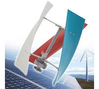 Vertical Wind Turbine Generator Kit with MPPT Charge Controller, Magnetic Levitation, No Noise, 12V/24V/48V - Ideal for Home Renewable Energy Solutions
