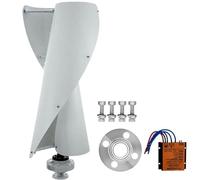 Vertical Wind Turbine Generator with Hybrid Solar Power System for Marine and Home Renewable Energy Use