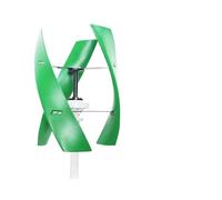 Vertical Wind Turbine Home Low Noise Vertical Wind Turbine Generators 5000W 12V 24V 48V Farm 5KW Small Upright Windmill Speed Starting Turbines(Green-Acc,OneColor)